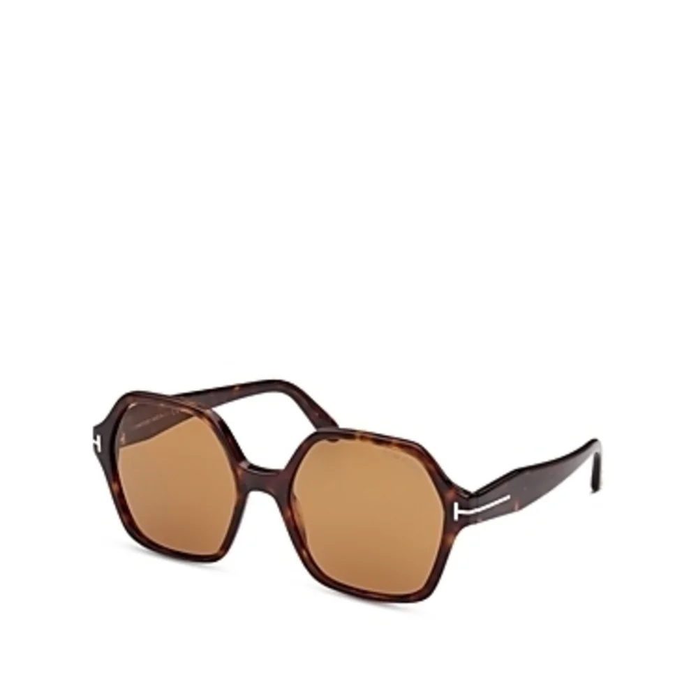 NWT Tom Ford FT1032S Brown Oversized 56mm Sunglasses